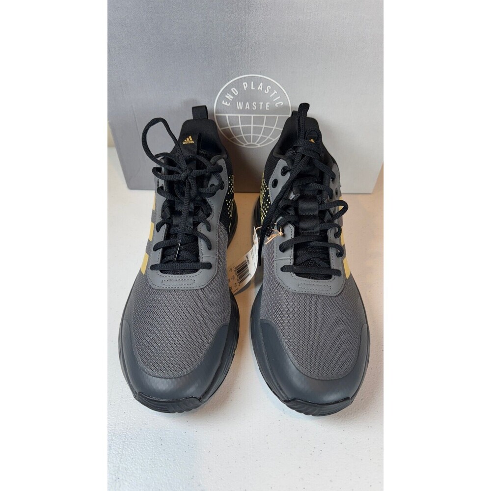 Men's adidas Own The Game 2.0 Grey Matte Gold GW5483 Size 11 - New